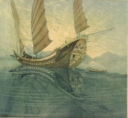 John Taylor Arms (American, 1887-1953) Where the Junk Sails Lift